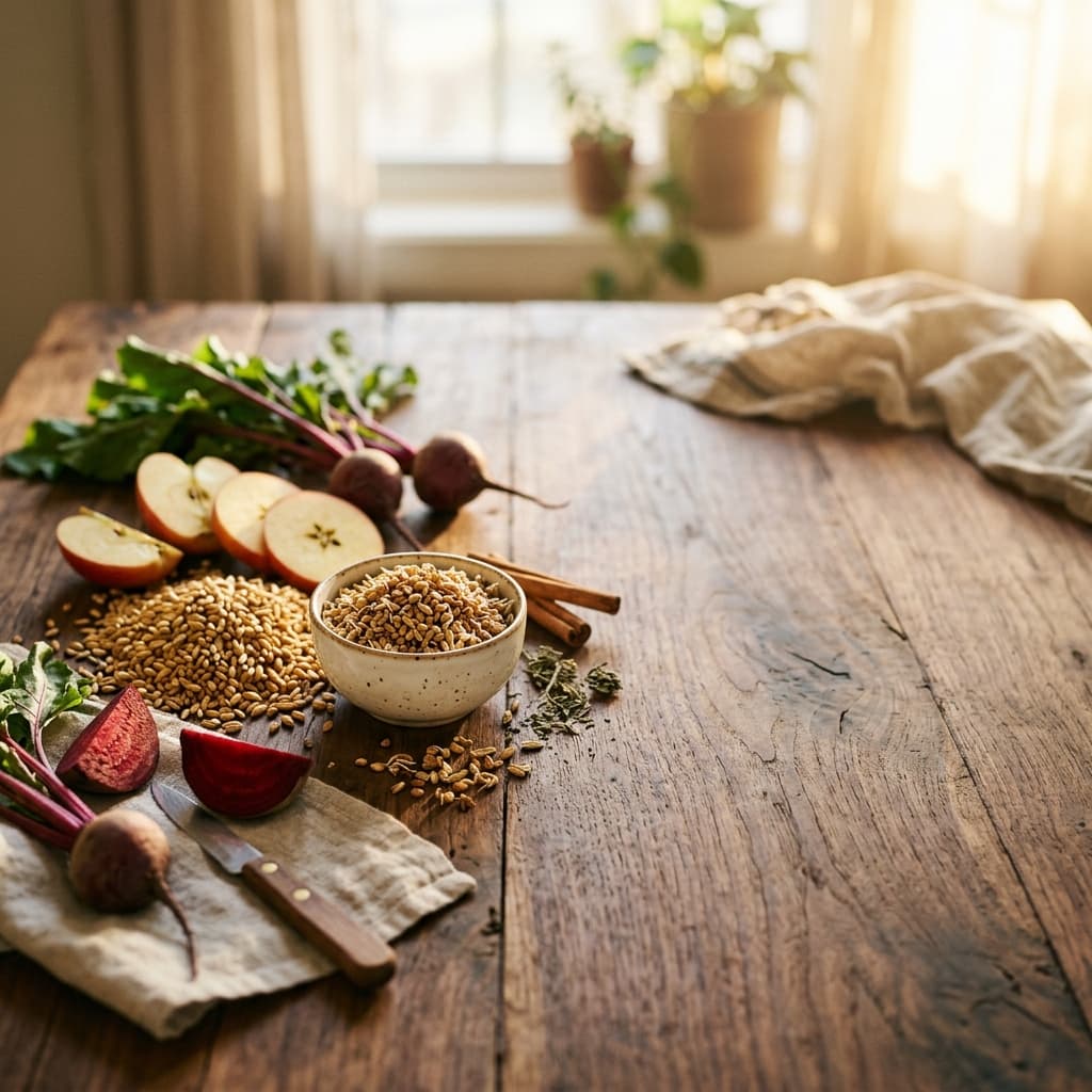 Traditional natural ingredients and rustic grains of Amudhasurabiy Organics
